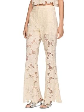 Amani Guipure Lace Trousers